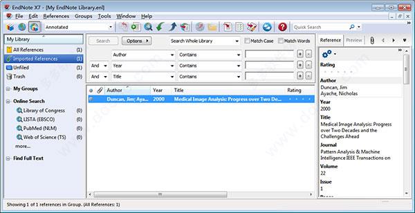 endnote x7软件下载_endnote x7破解版17.0.7072