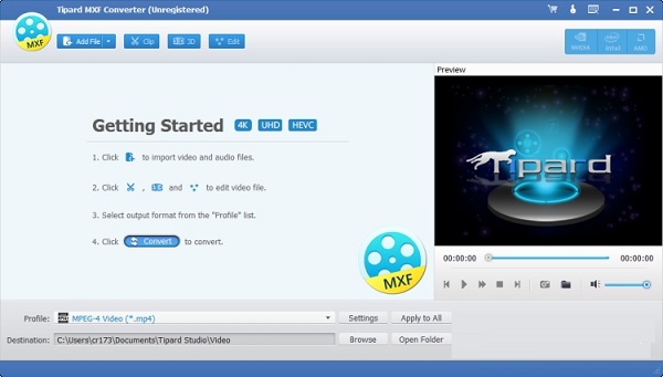 Tipard MXF Converter软件下载_Tipard MXF Converter破解版9.2.32