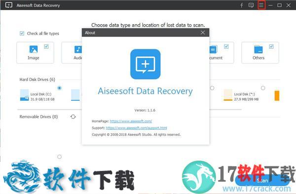 Aiseesoft Data Recovery v1.1.6 中文破解版(附安装教程+破解补丁)下载