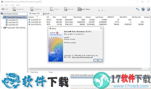 Active File Recovery(磁盘分区恢复工具) v21.0.1破解版(附安装教程)下载