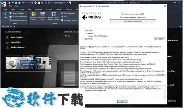 progeCAD 2021 v21.0.2.17破解版下载