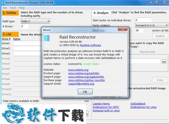 RAID Reconstructor（raid数据恢复工具）v5.00 中文破解版下载