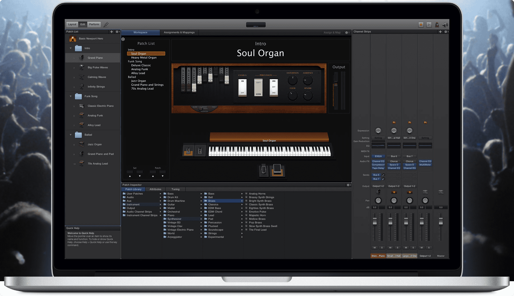 MainStage for mac 3.6.6 苹果现场演出音乐控制器下载