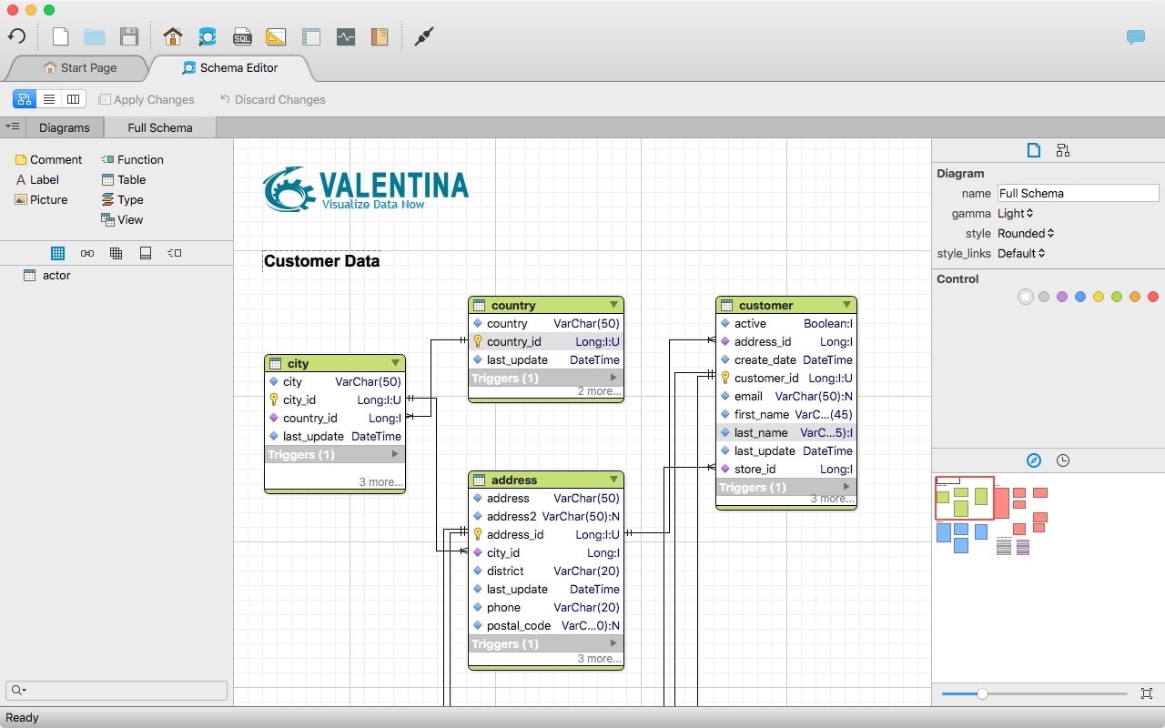 Valentina Studio for mac 13.5.1 数据库管理工具下载