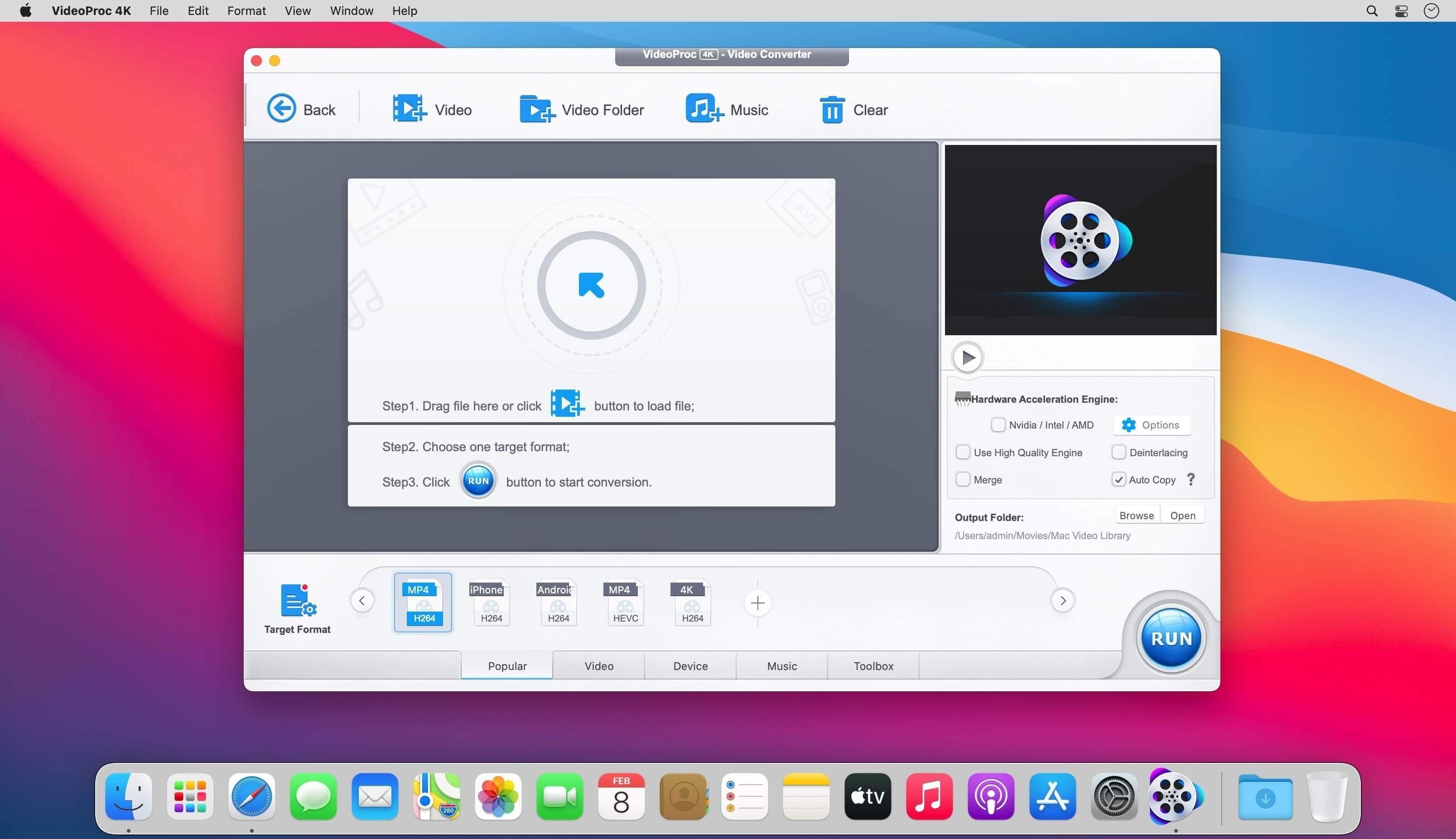 VideoProc Converter for mac 6.0 mac视频格式转化下载