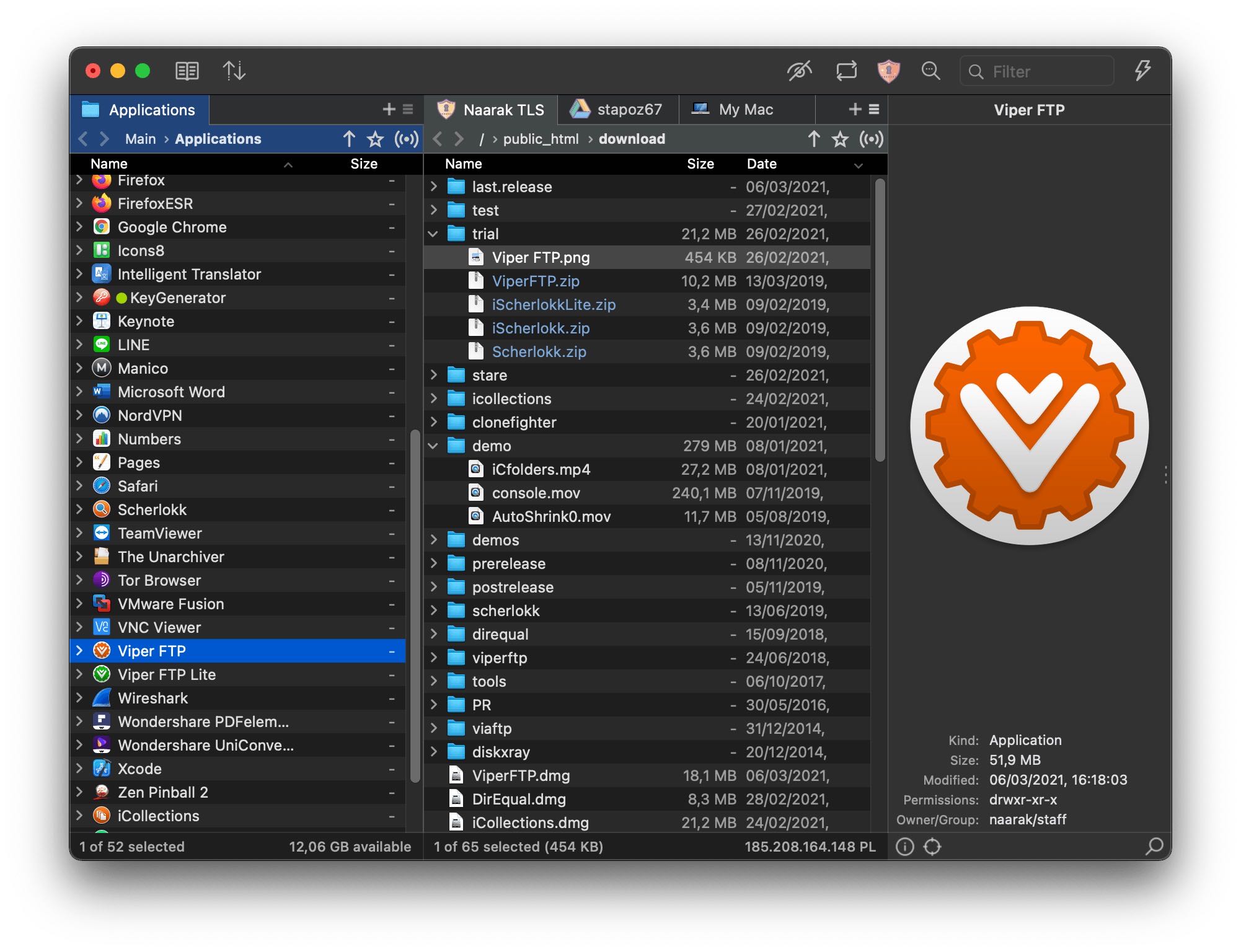 Viper FTP 6.3.7 for mac ftp文件传输利器下载