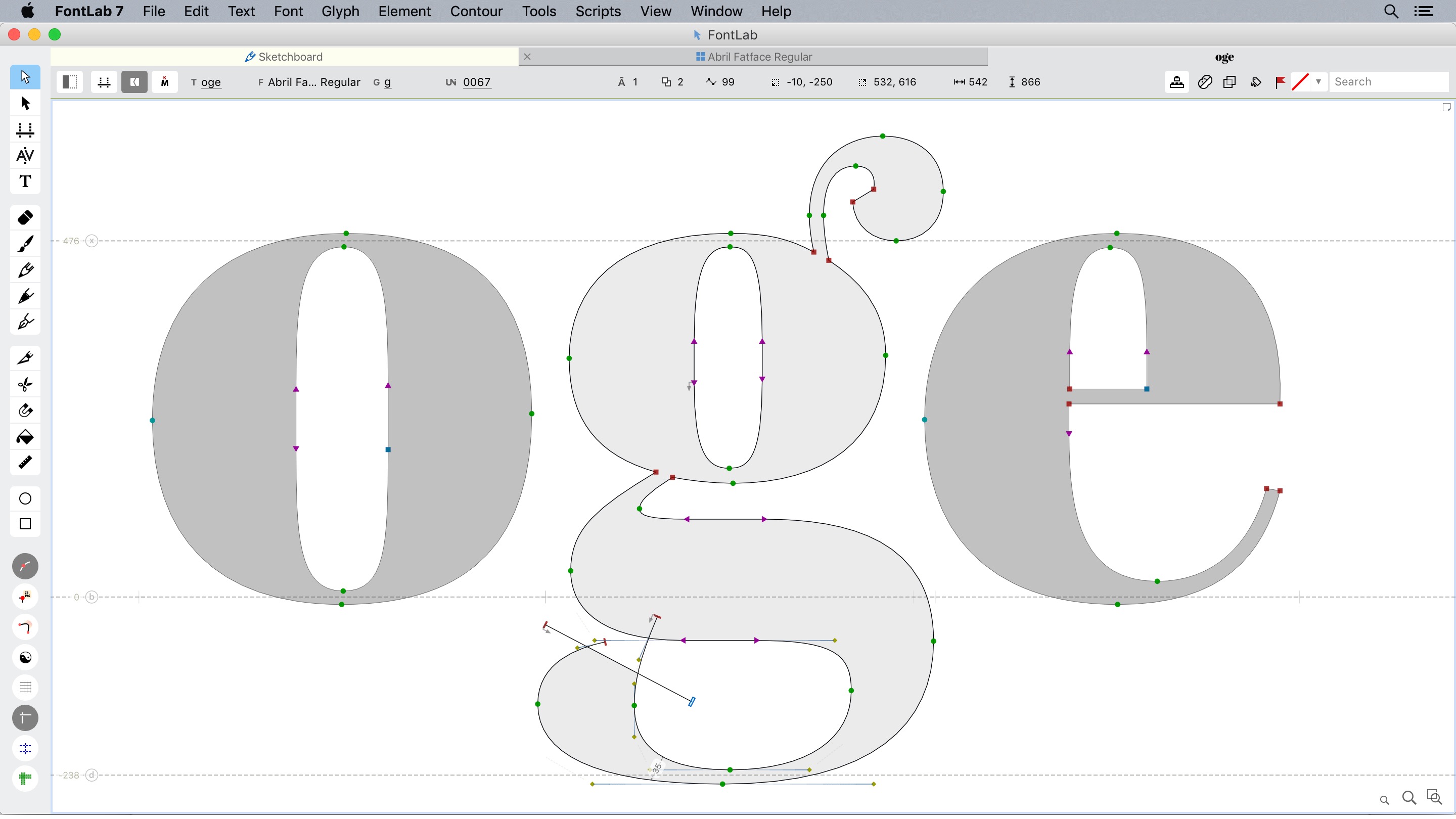 FontLab 8.2.1 mac字体编辑器下载