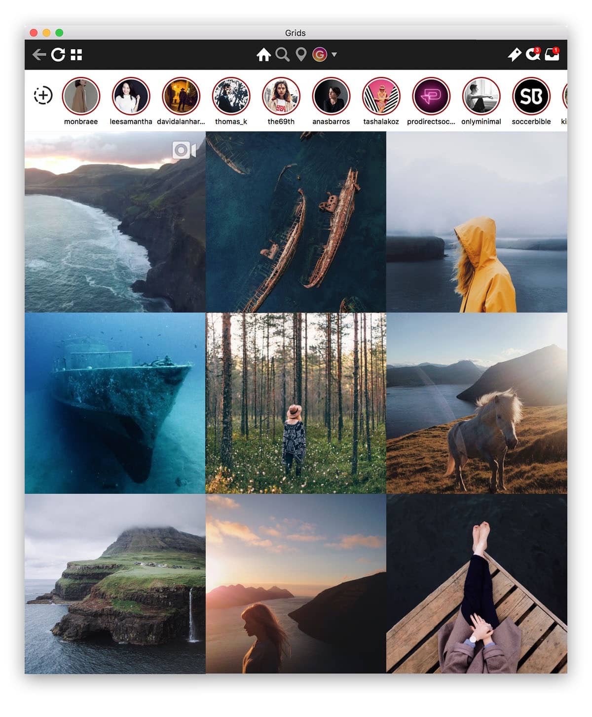 Grids for mac 8.5.8 mac上的Instagram 客户端下载