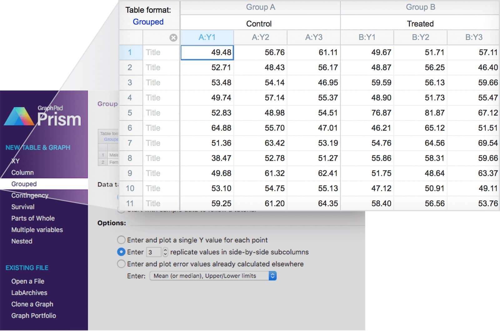 GraphPad Prism 9.5.1 for mac 专业的数据绘图分析工具下载