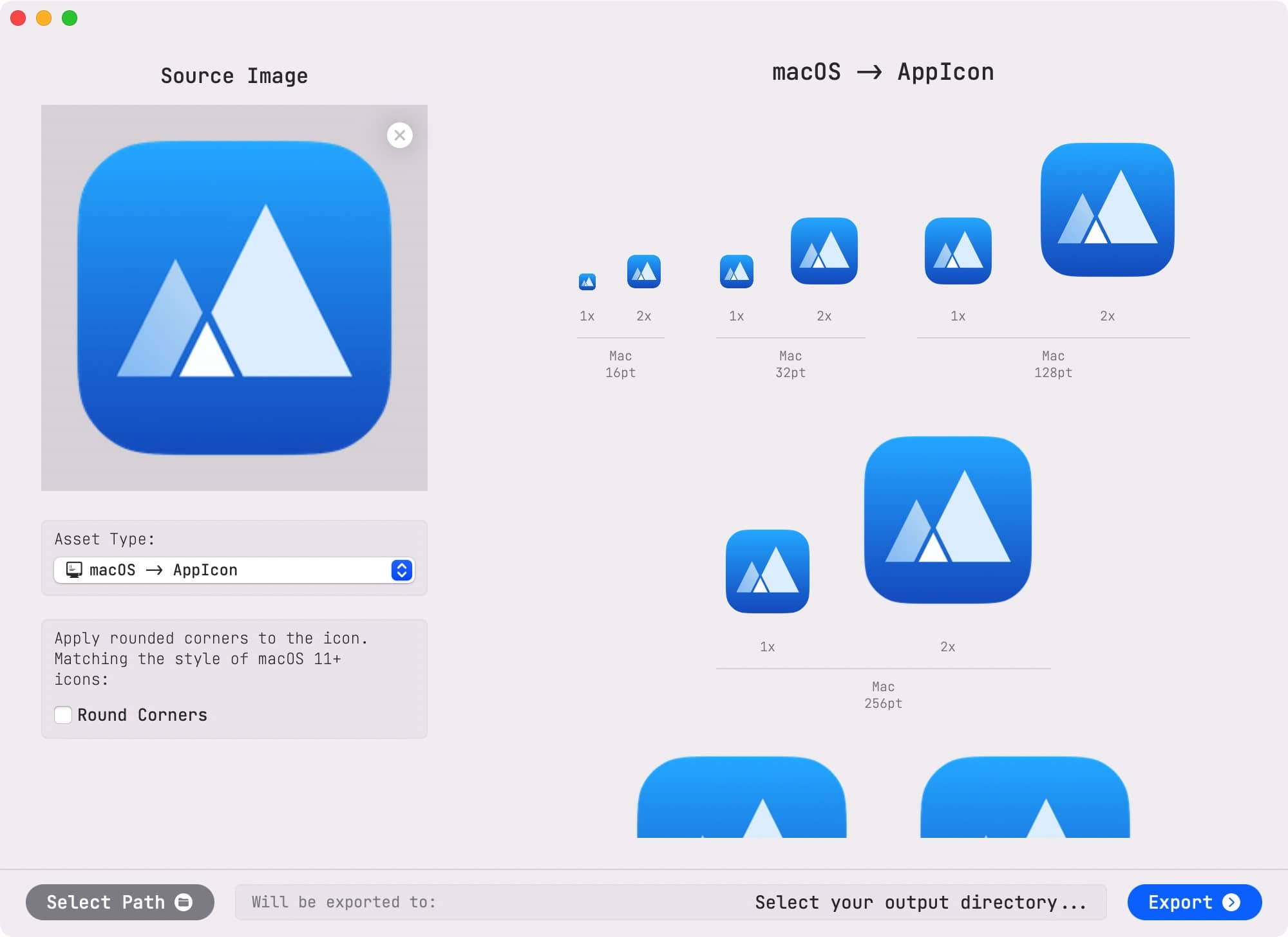 AssetsGen for mac 4.0 应用图标制作工具下载