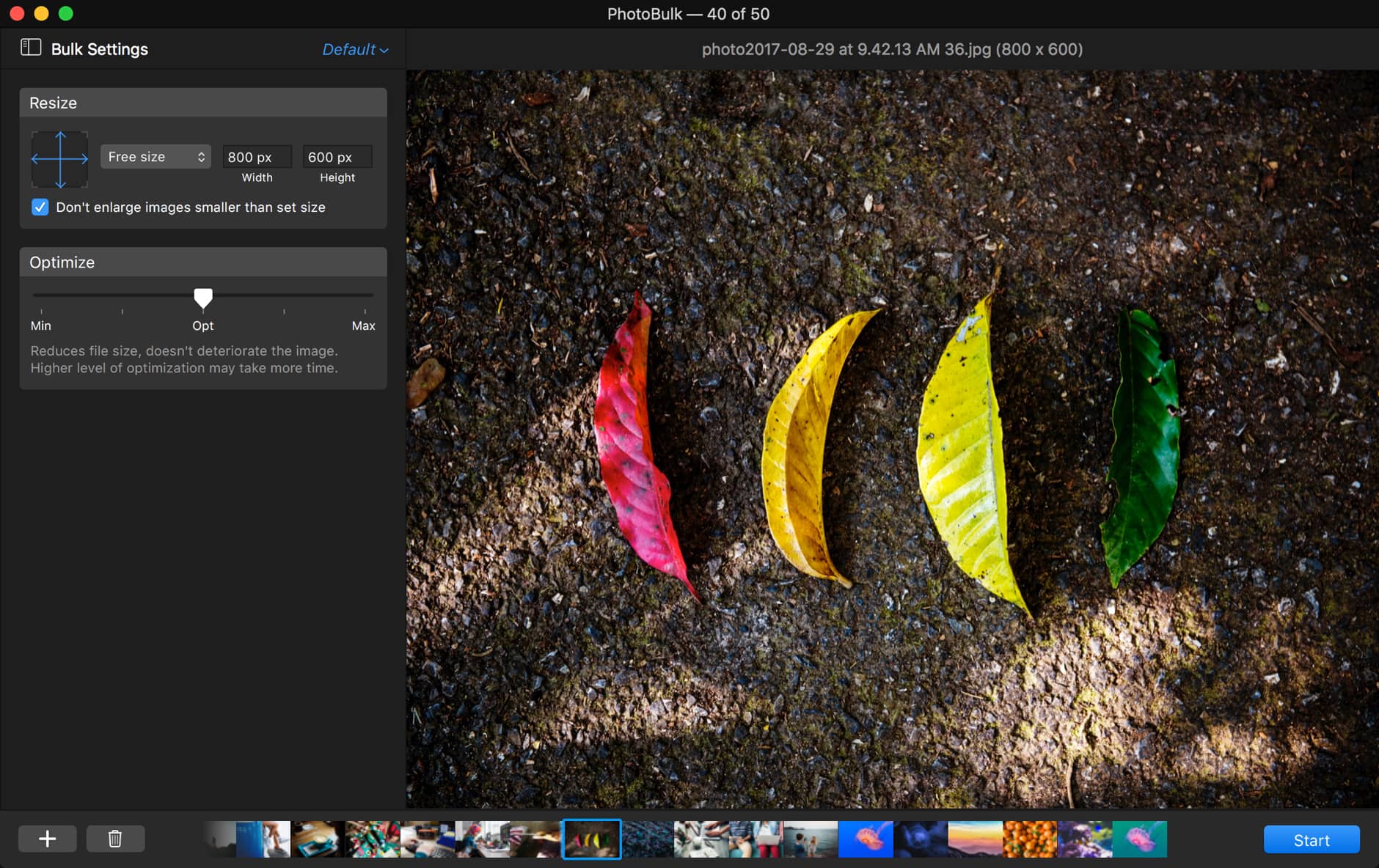 PhotoBulk for mac 2.6 mac图片批量处理下载