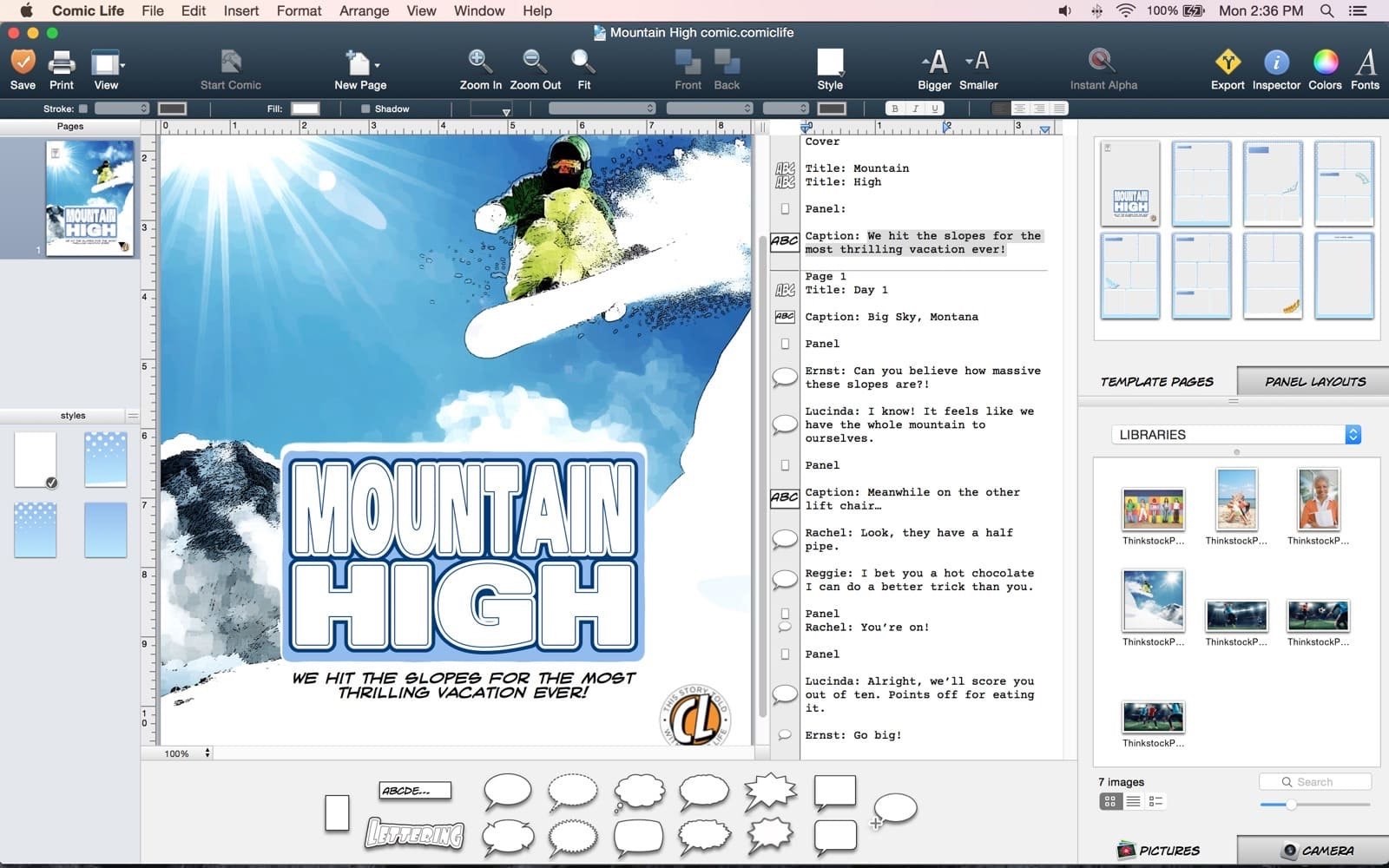 Comic Life for mac 3.5.24 mac漫画制作下载