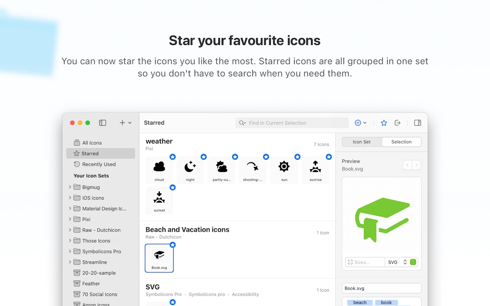 IconJar 2.11.2 mac图标管理工具下载