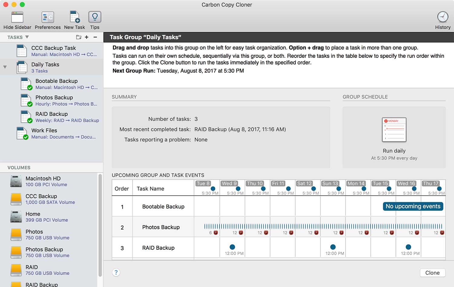 Carbon Copy Cloner 6.1.1 硬盘克隆备份工具下载