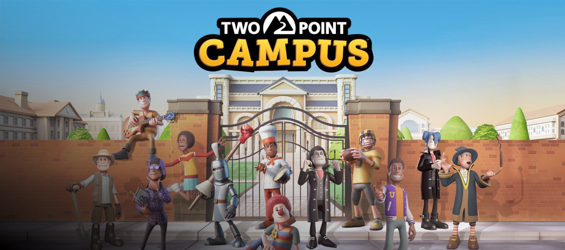 《Two Point Campus》mac破解版 大学校园模拟游戏下载