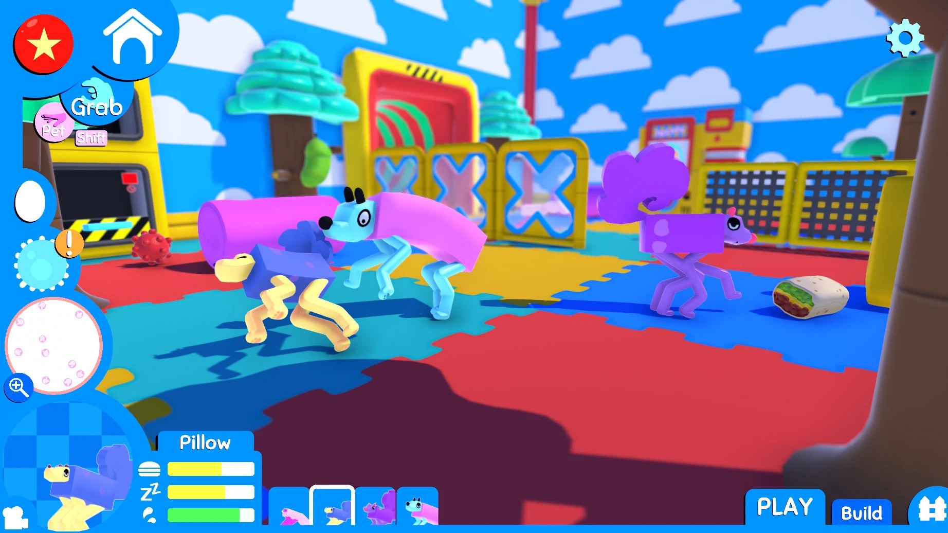 Wobbledogs for mac 1.03 3d虚拟宠物模拟游戏下载