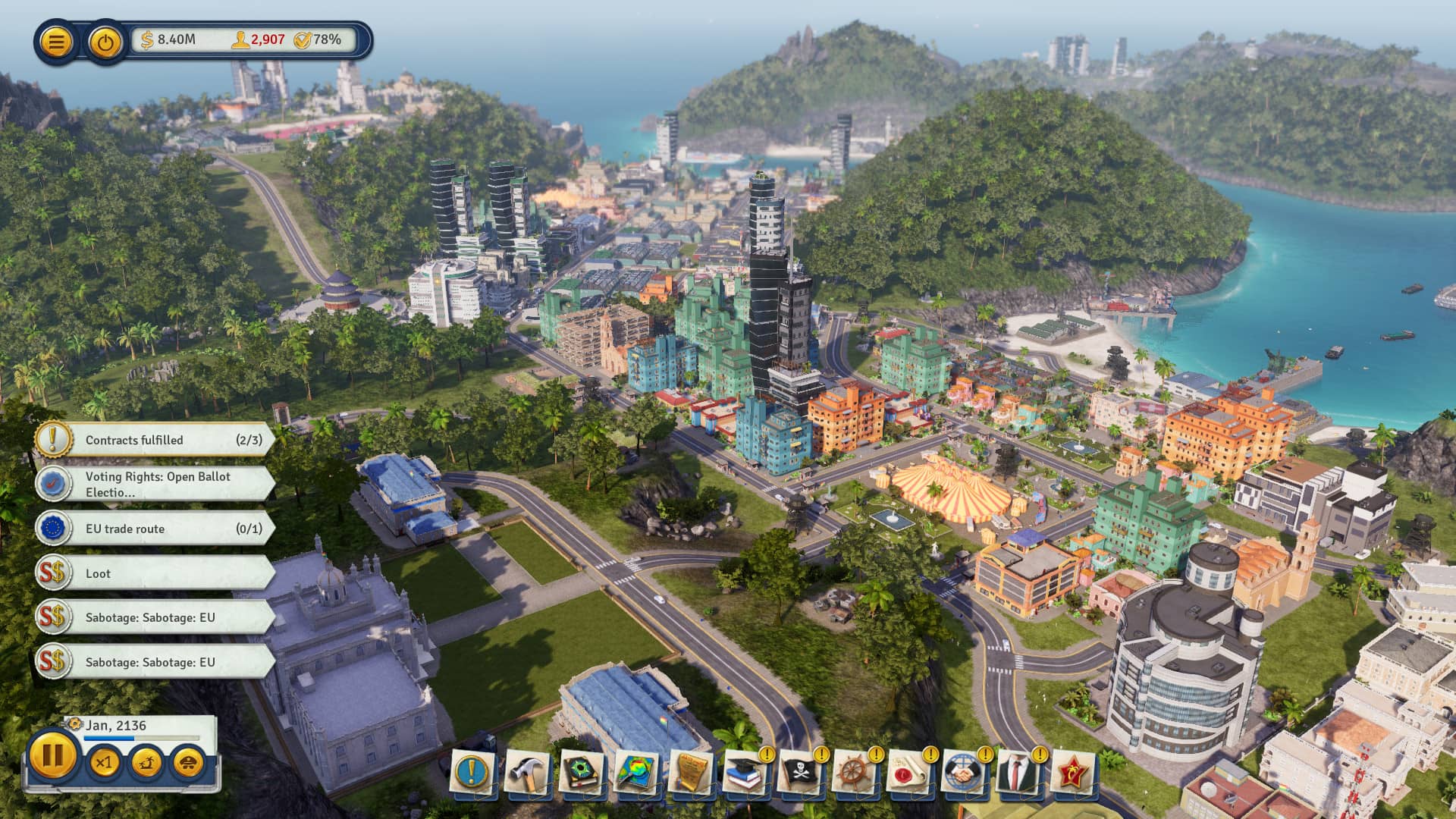 《海岛大亨6》Tropico 6 mac中文版 游戏截图 