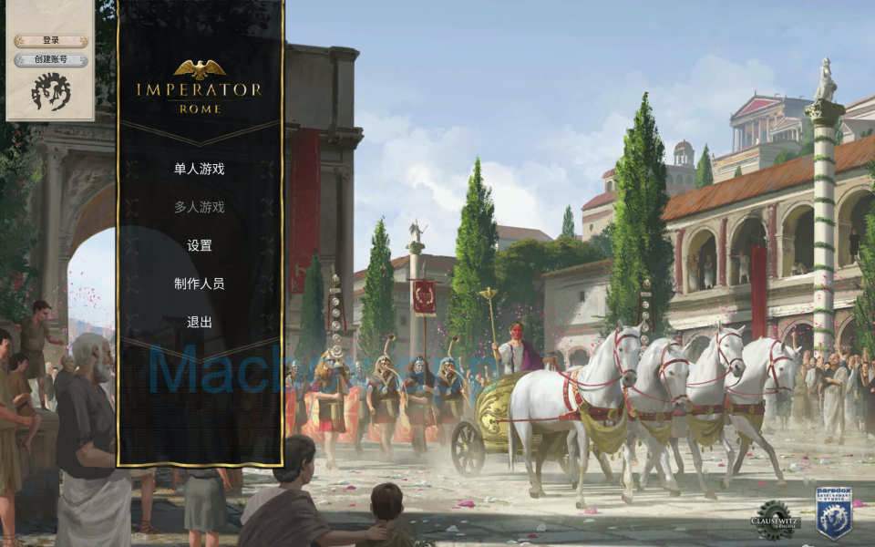 《Imperator: Rome》 游戏启动界面 