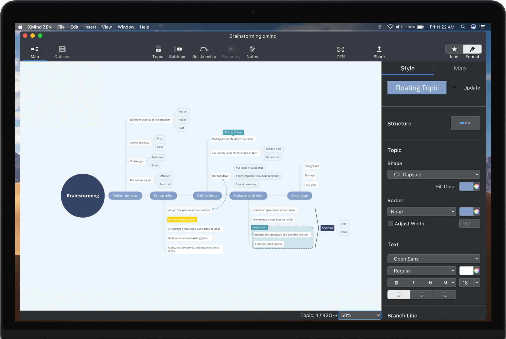 XMind: ZEN 2020 10.0.0 Mac 破解版 高颜值思维导图软件