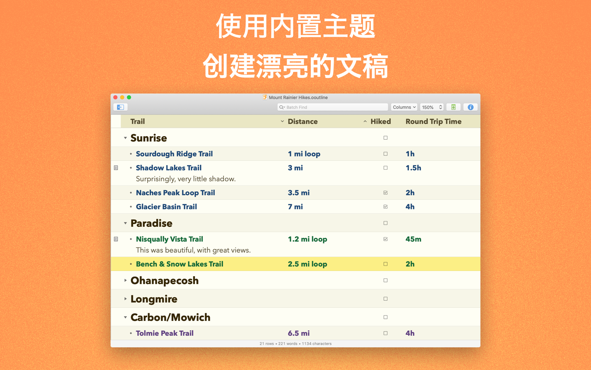 OmniOutliner Pro Mac 破解版 强大的信息大纲记录工具