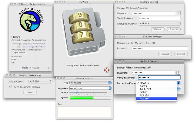 FileWard Mac 破解版 数据加密工具