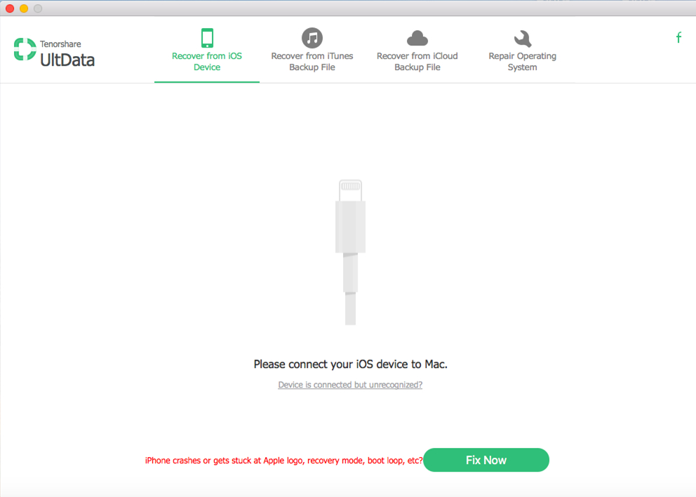 Tenorshare UltData 9.2.2.9 Mac 破解版 - iOS设备数据恢复工具