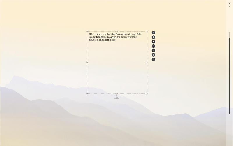 Ommwriter 1.60 Mac 破解版 - 让你专注编辑的编辑器 