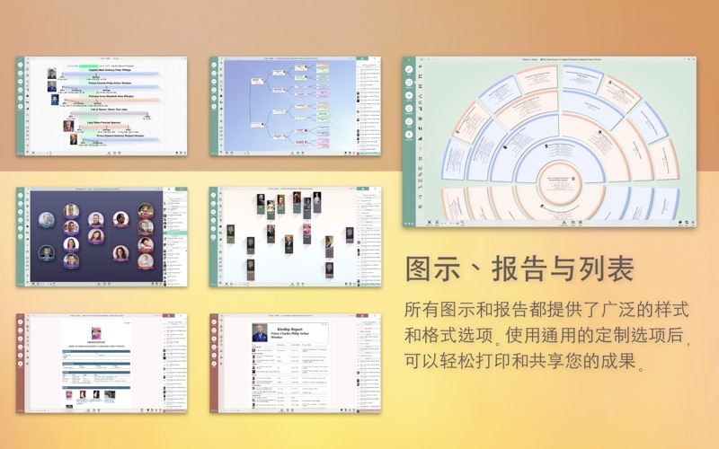 MacFamilyTree Mac 破解版 Mac上最强大的家谱制作软件