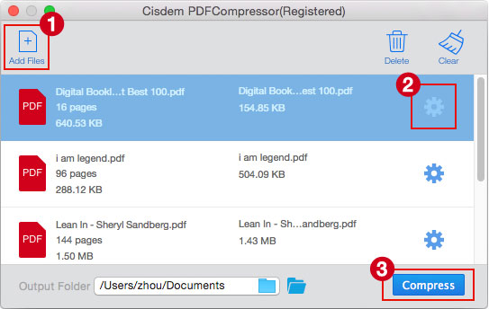 Cisdem PDF Compressor Mac 破解版 PDF文件压缩工具