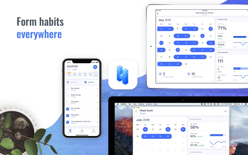 Habitify Habit Tracker 6.0 Mac 破解版 - 提高提升效率的多功能小应用