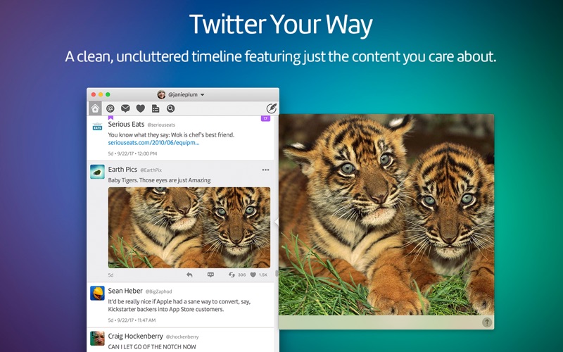 Twitterrific 5 for Twitter for Mac v5.4.1 激活版 - macOS Twitter客户端