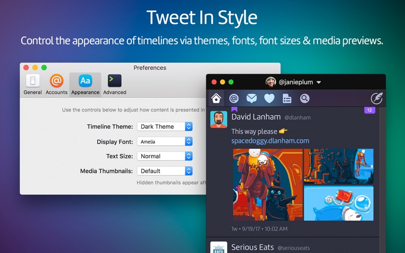 Twitterrific 5 for Twitter for Mac v5.4.1 激活版 - macOS Twitter客户端