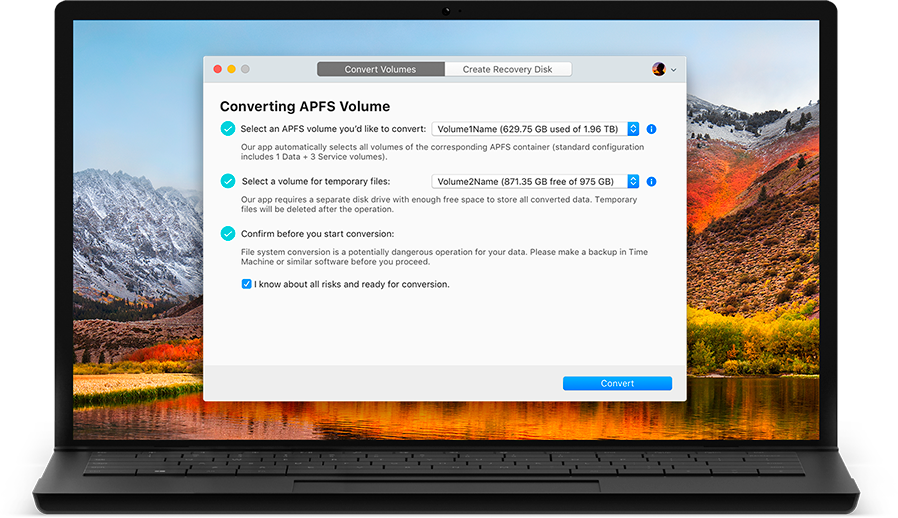 Paragon APFS to HFS+ Converter Mac 破解版 APFS转换为HFS格式