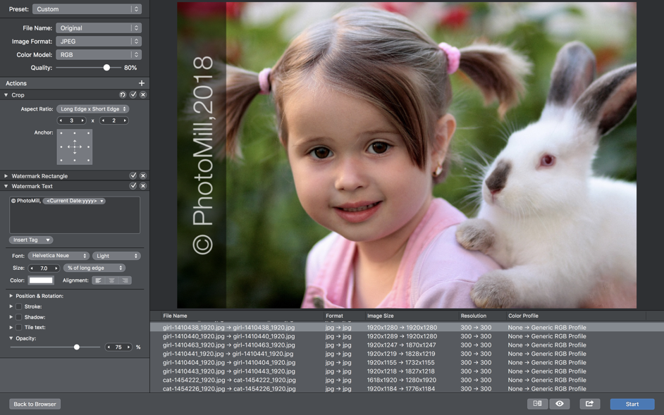 PhotoMill X 1.5.2 Mac 破解版 - 强大的图片浏览和编辑转换应用