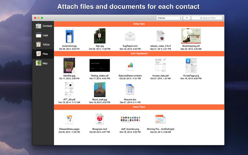 Contacts Journal CRM 1.7.6 Mac 破解版 - Mac上强大的客户关系管理软件