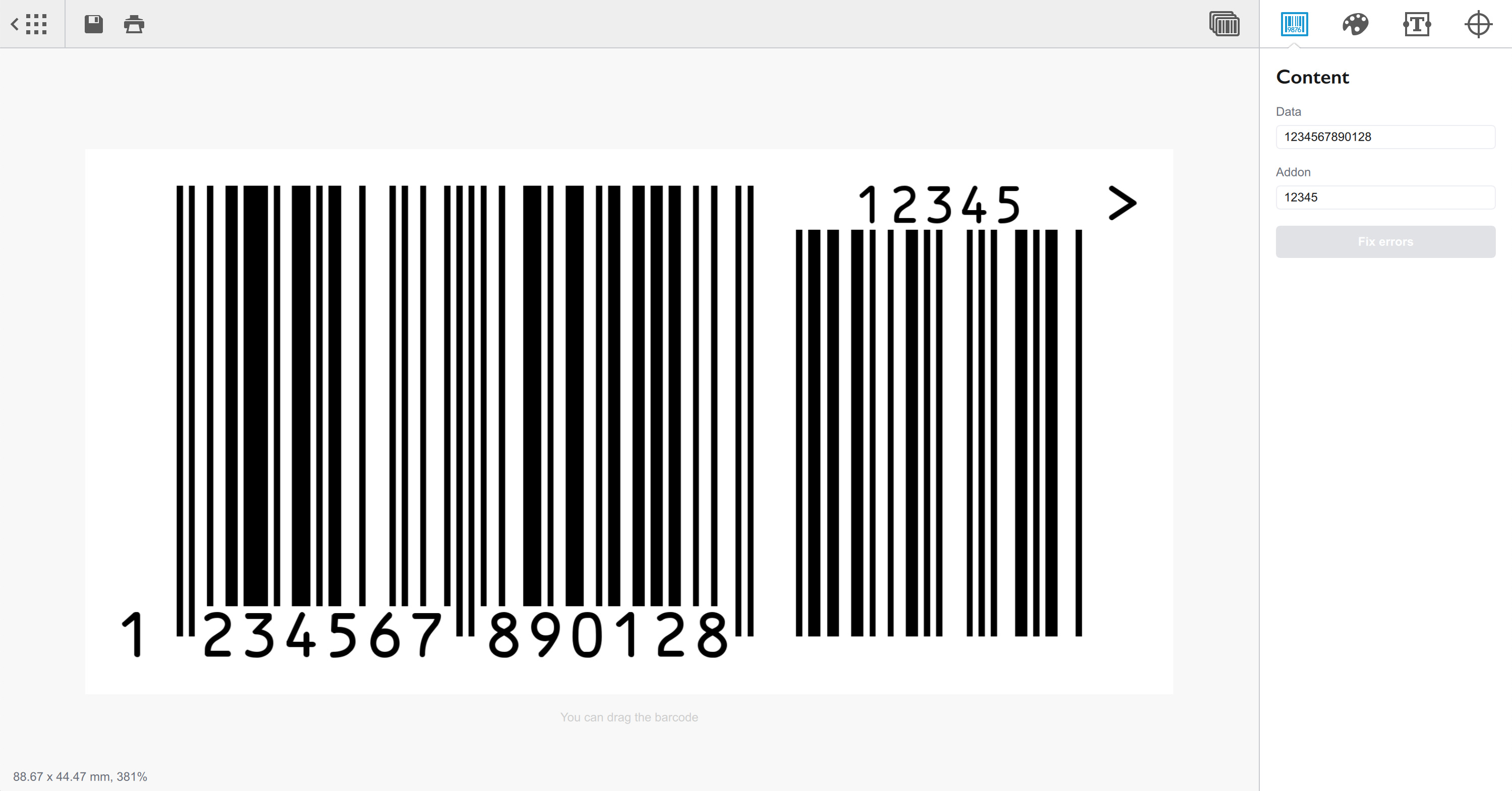 Barcode 1.10 Mac 破解版 - 专业条形码生成器