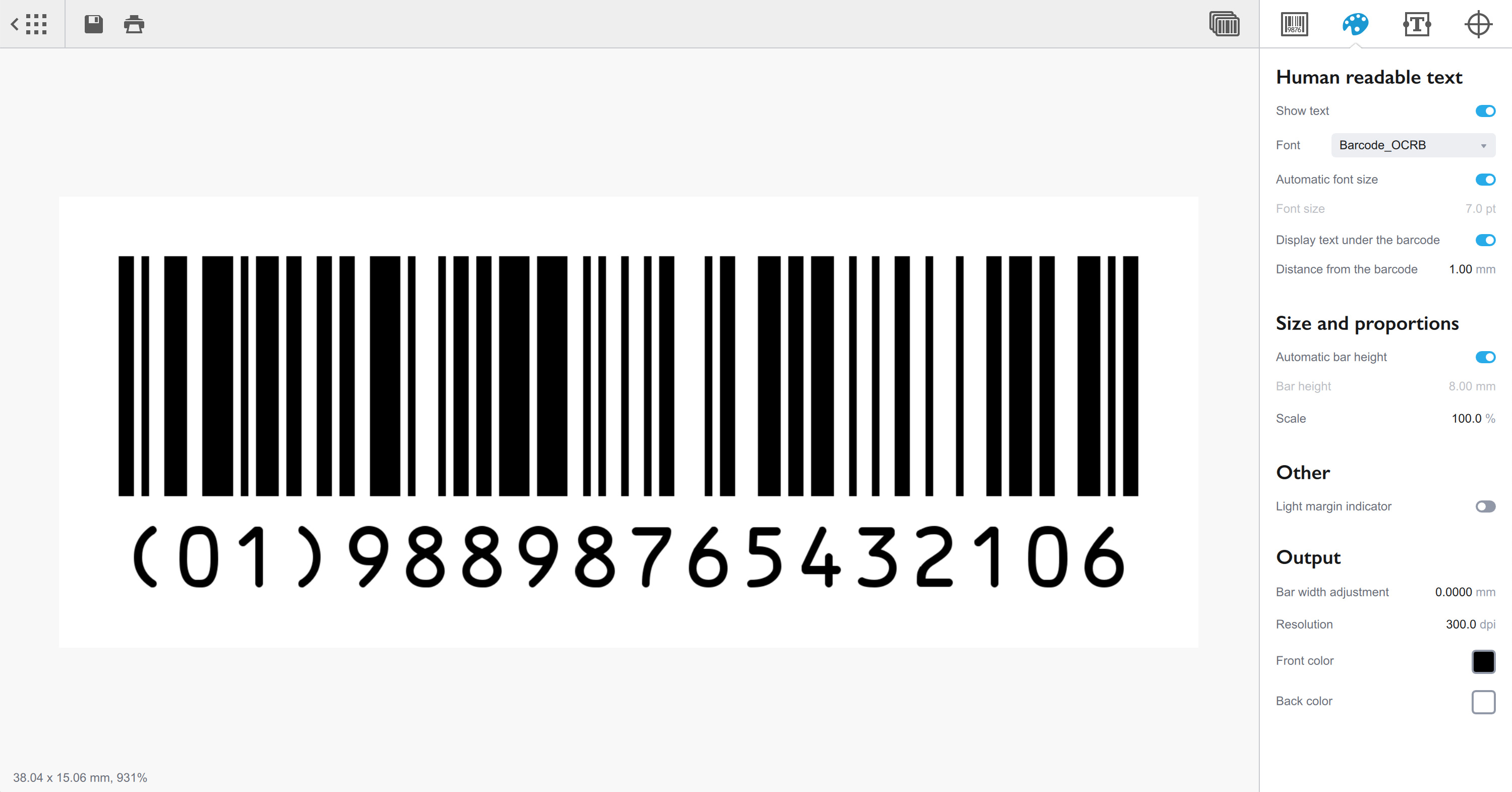 Barcode 1.10 Mac 破解版 - 专业条形码生成器