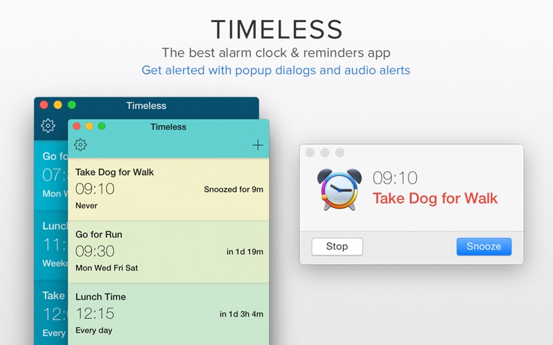 Timeless 1.9 Mac 破解版 - 好用漂亮的闹钟和提醒工具