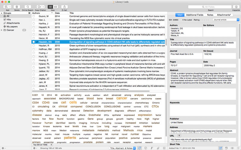 Bookends for Mac 13.1.3 序号版 - Mac上优秀的文献书籍管理工具