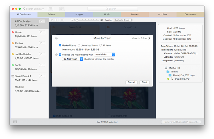 Tidy Up for Mac 5.0.6 破解版 - Mac上专业的重复文件清理工具