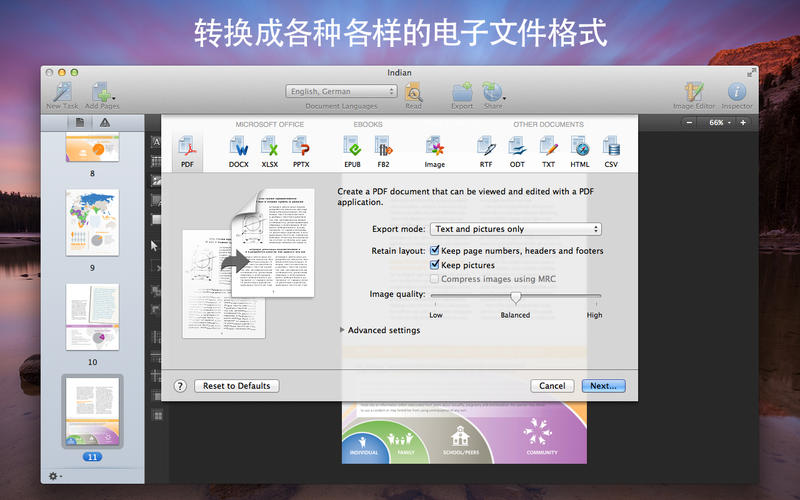 ABBYY FineReader OCR Pro for Mac 12.1.11 序号版 - 最强大的OCR文字识别工具