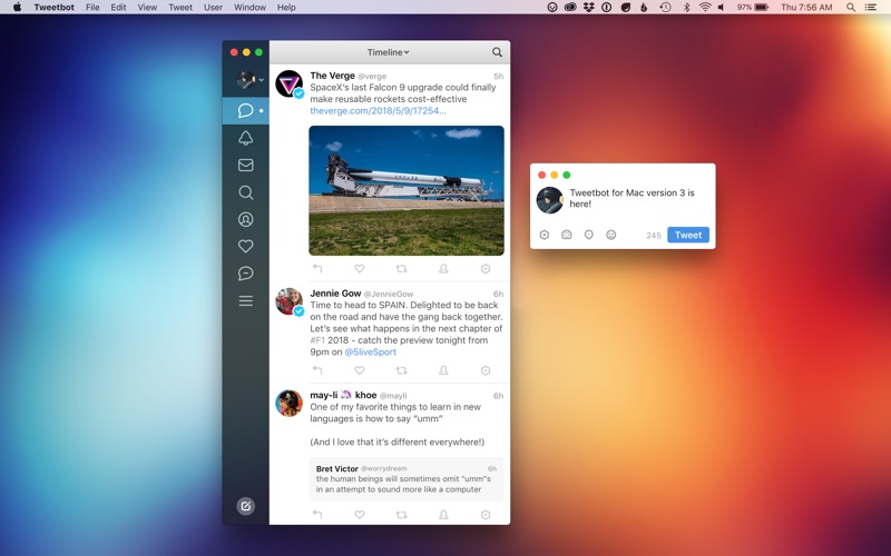 Tweetbot 3 for Twitter 3.0 破解版 - 优秀的Twitter客户端