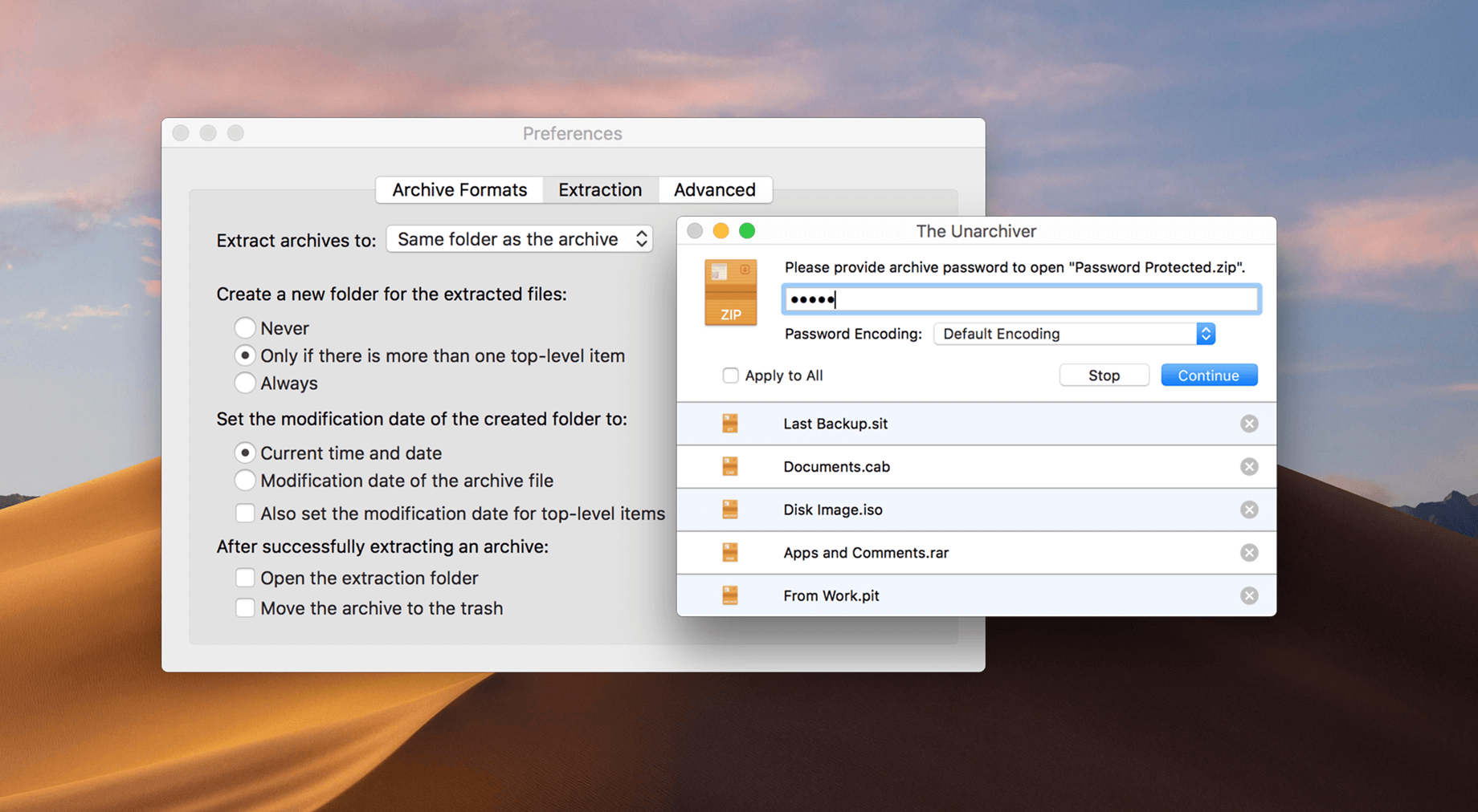 The Unarchiver for Mac 3.11.5 激活版 - 操作简单的压缩解压工具