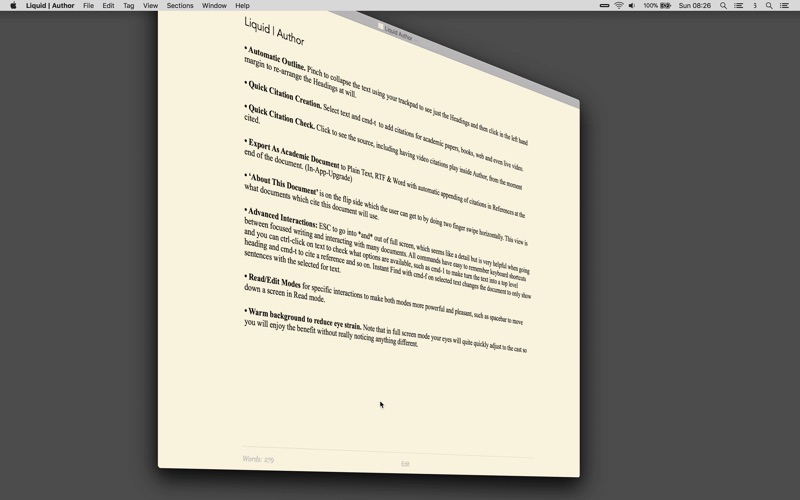 Liquid | Author for Mac 1.5.2 破解版 - 文编编辑器