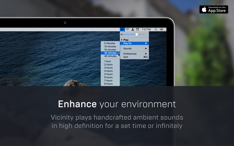 Vicinity for Mac 1.1.0 破解版 - 环境噪音模拟