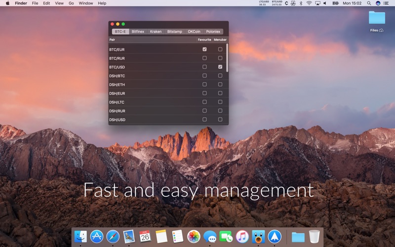 Cryptey for Mac 1.6.0 激活版 - 比特币行情跟踪