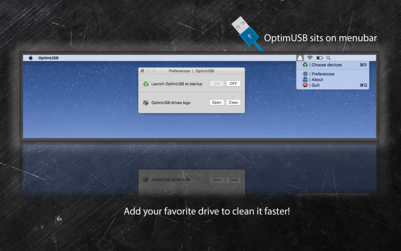 OptimUSB for Mac 7.2.0 破解版 - Mac上实用的优化清理USB存储设备工具
