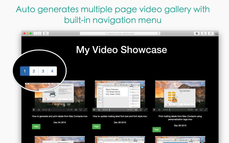 Responsive Video Grid for Mac 3.10 破解版 - 视频编辑管理