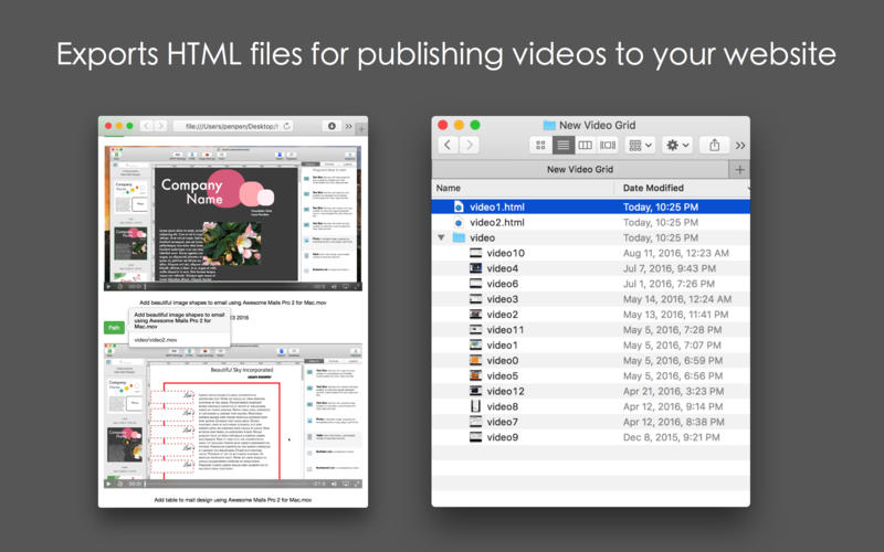 Responsive Video Grid for Mac 3.10 破解版 - 视频编辑管理