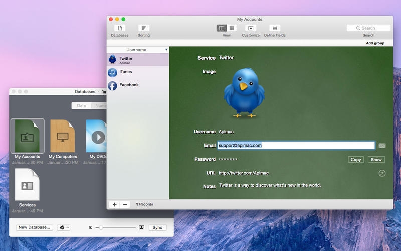 iDatabase for Mac 3.21 序号版 - 强大的个人信息数据库管理工具